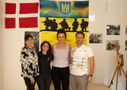 «Pislya Sluzhby» (After Service) meeting with the representative of "Mission East," Jackie Talevskа