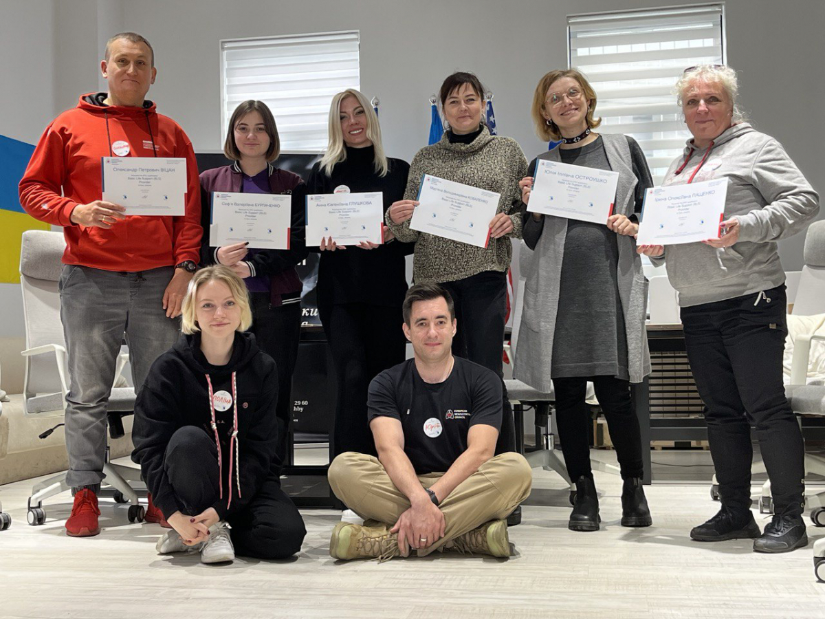 Training for the team of the Foundation «Pislya Sluzhby» (After Service) from the All-Ukrainian Council of Resuscitation