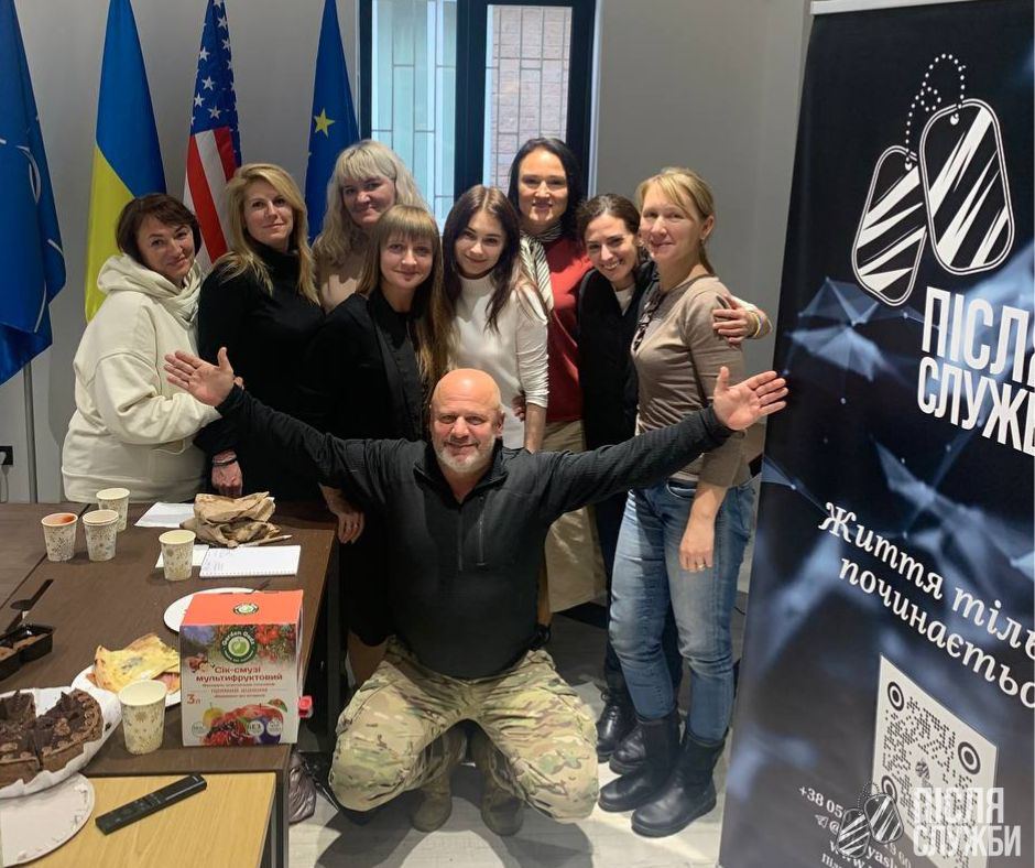 Зустріч дружин загиблих військовослужбовців з ветеранами