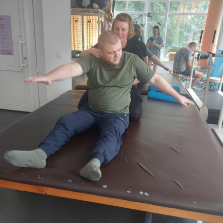 Andriy Pecheniuk, rehabilitation