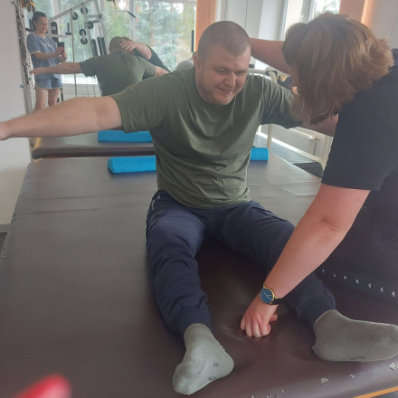 Andriy Pecheniuk, rehabilitation