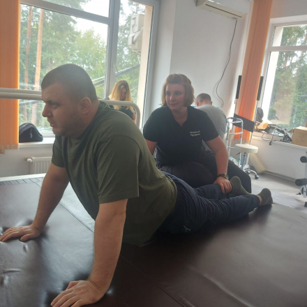 Andriy Pecheniuk, rehabilitation