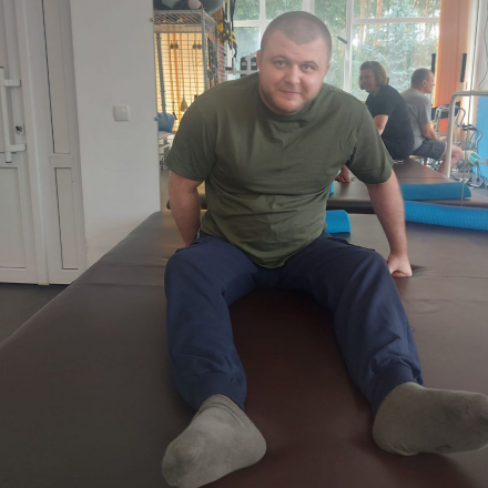 Andriy Pecheniuk, rehabilitation